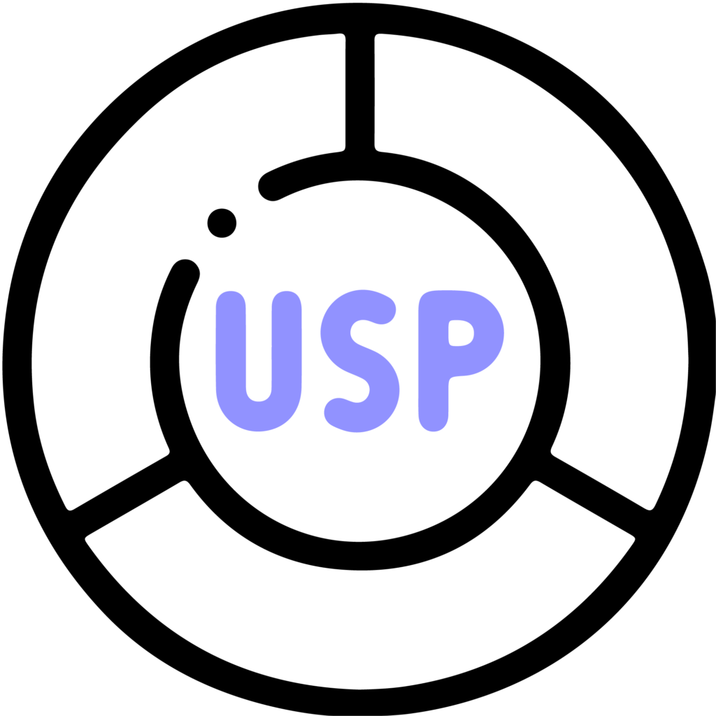 USP logo which stands for Unique selling point