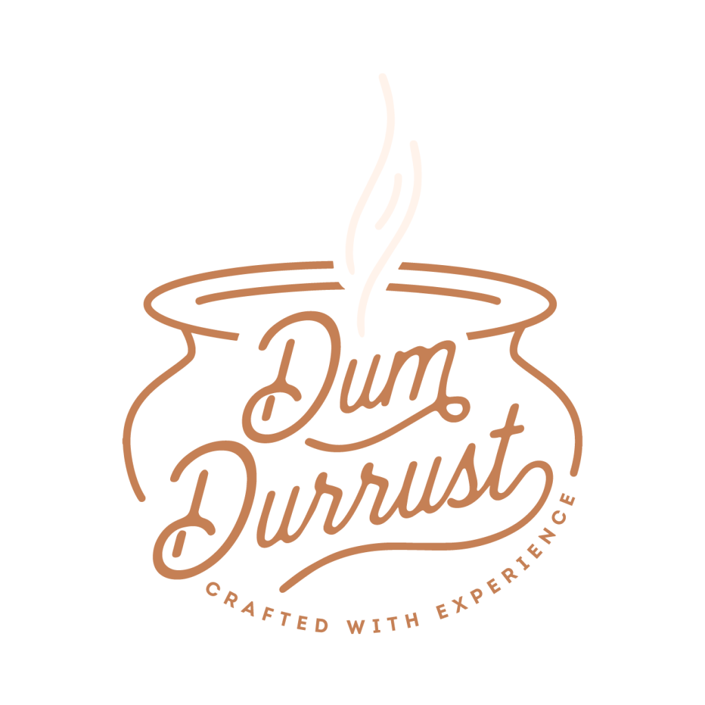 Top Food Startup in India Dumdurrust's logo design