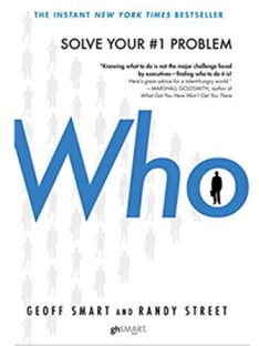 Image of book called Who written by Geoff Smart and Randy Street. 