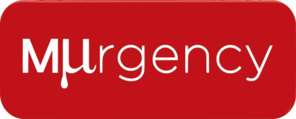 Image shows logo of medical startup called Murgency