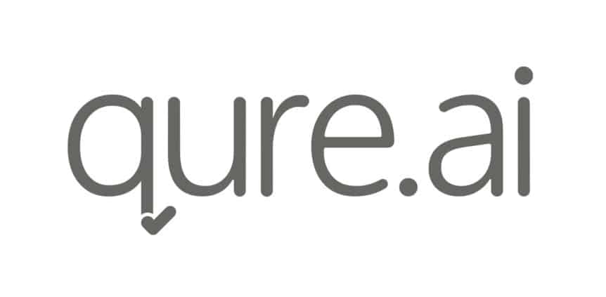 image shows logo of qure.ai 